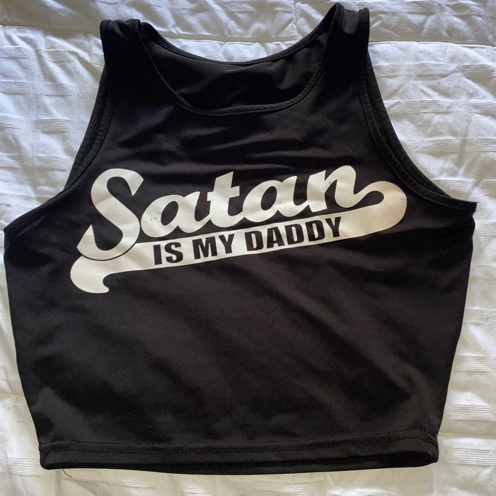 Small gothic crop top